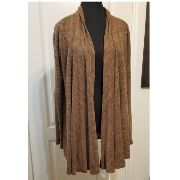 JONES NEW YORK SPORT~ Brown Long Sleeves Cardigan Sweater Wrap Size L ~ EUC - Picture 1 of 5